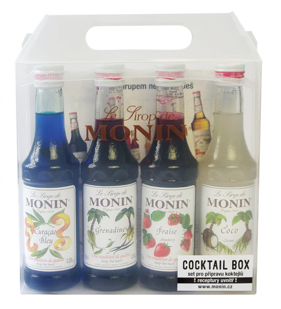 Monin Cocktail box 4x 0,25l