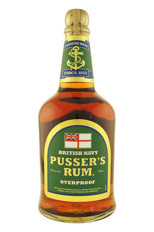 Pusser´s British Navy Rum Overproof Green Label 0,7l 75%