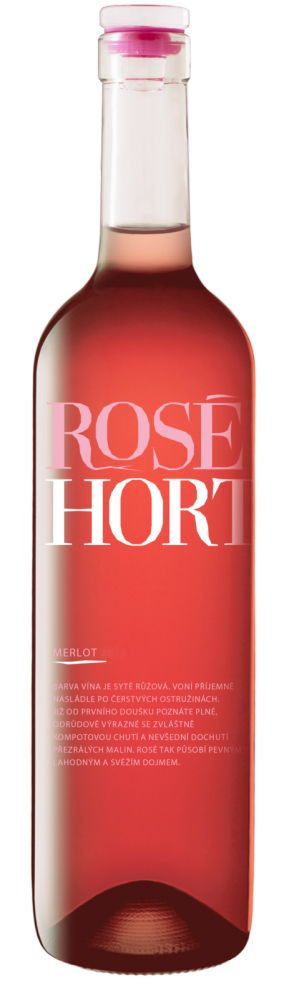 Hort Merlot Rosé Pozdní sběr 2017 0,75l 13%