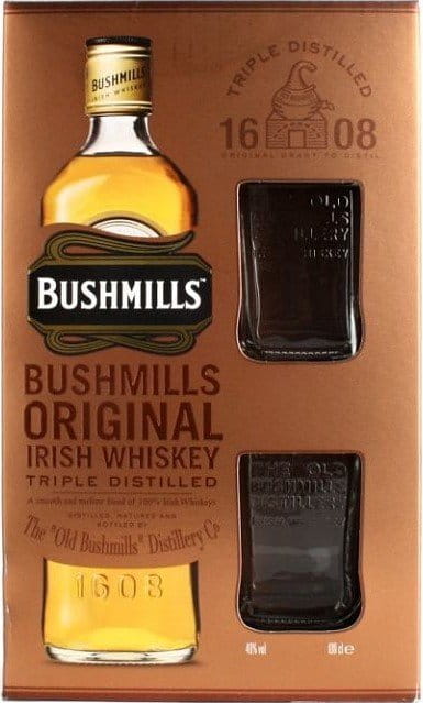 Bushmills Original 0,7l 40% + 2x sklo GB