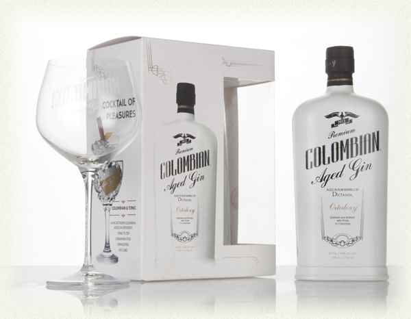 Dictador Colombian Aged Gin Ortodoxy White 0,7l 43% + 1x sklo GB