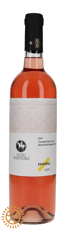 Skoupil SVATOMARTINSKÉ Zweigeltrebe Rosé Moravské zemské víno 2018 0,75l 10,5%