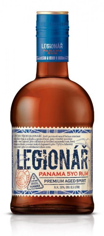 Legionář Panama Rum 5y 0,5l 38%