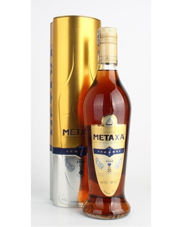 Metaxa 7* 0,7l 40% Plech