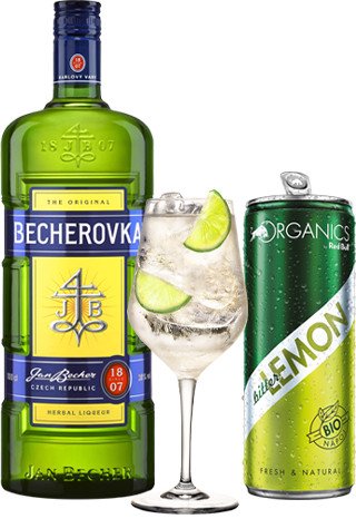 Becherovka & Bitter Lemon set
