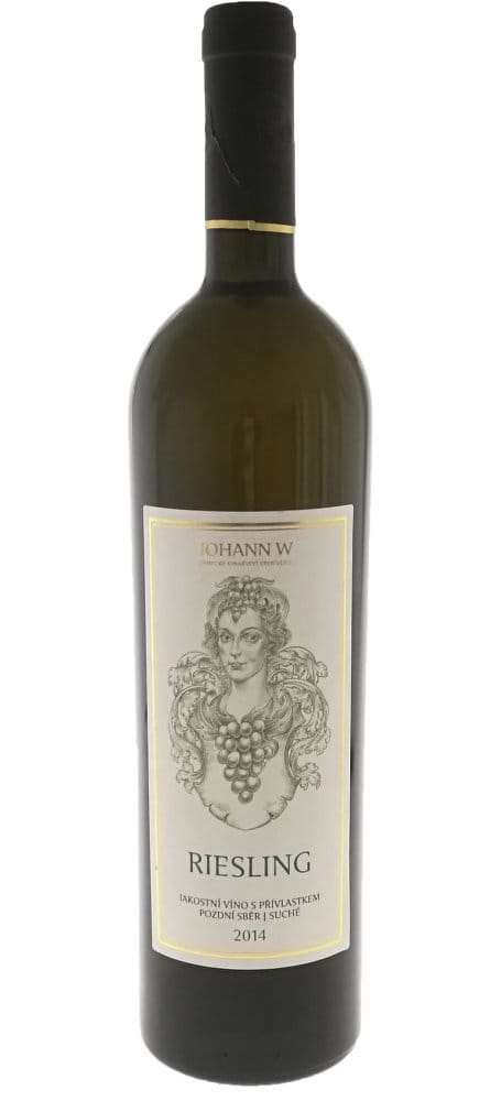 Johann W Třebívlice Riesling Pozdní sběr 2014 0,75l 12%