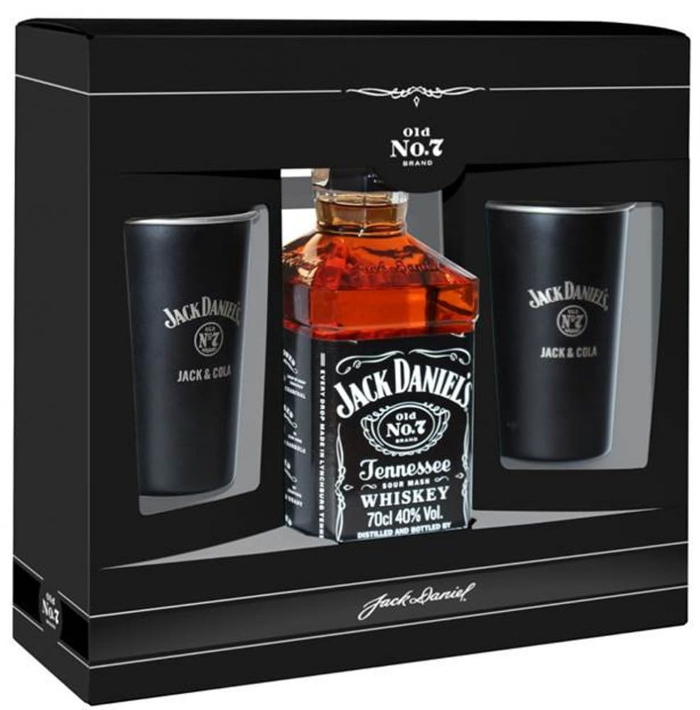 Jack Daniel's + 2x Plecháček 0,7l 40% GB