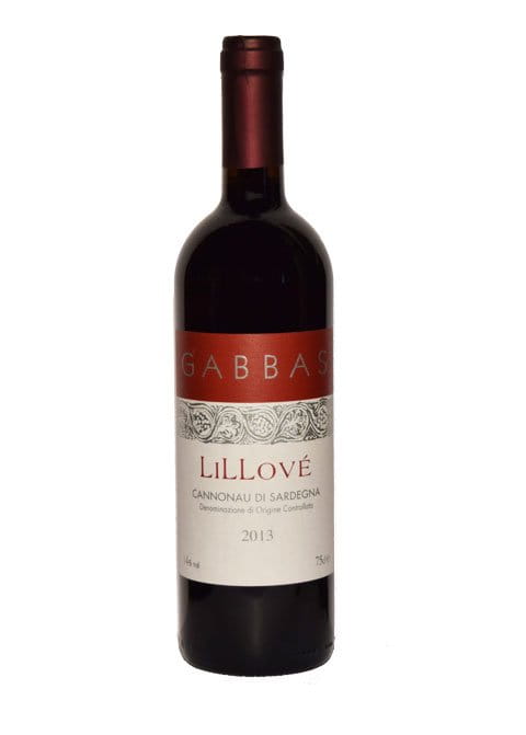 Gabbas Lillové Cannonau 2015 0,75l 14%