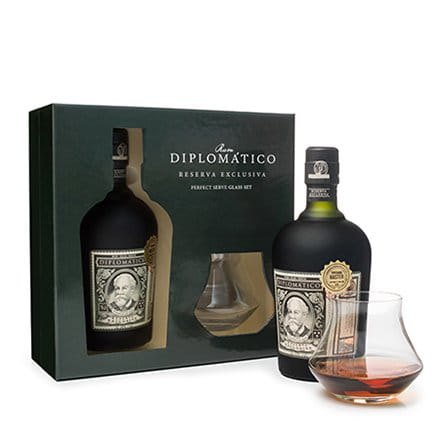 Diplomático Reserva Exlusiva 12y 0,7l 40% + 2x sklo GB