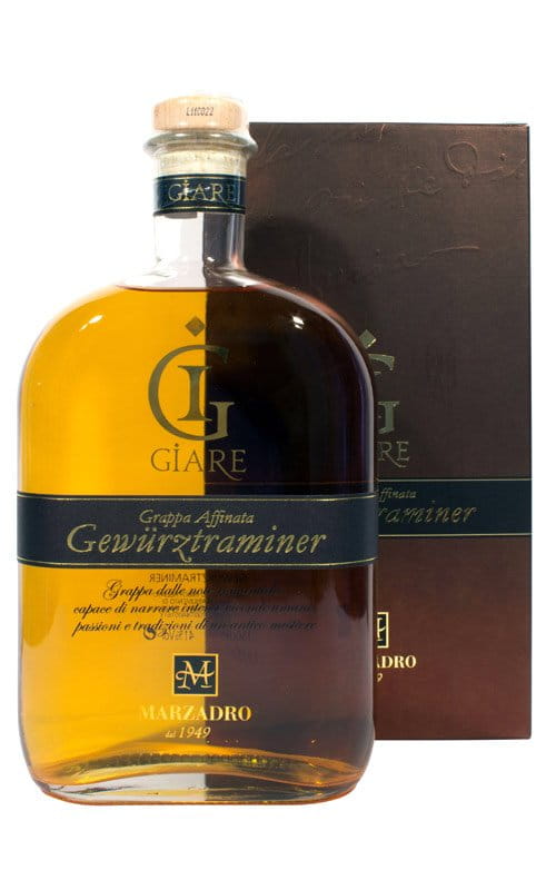 Marzadro Le Giare Grappa Gewurztraminer 0,7l 41% GB