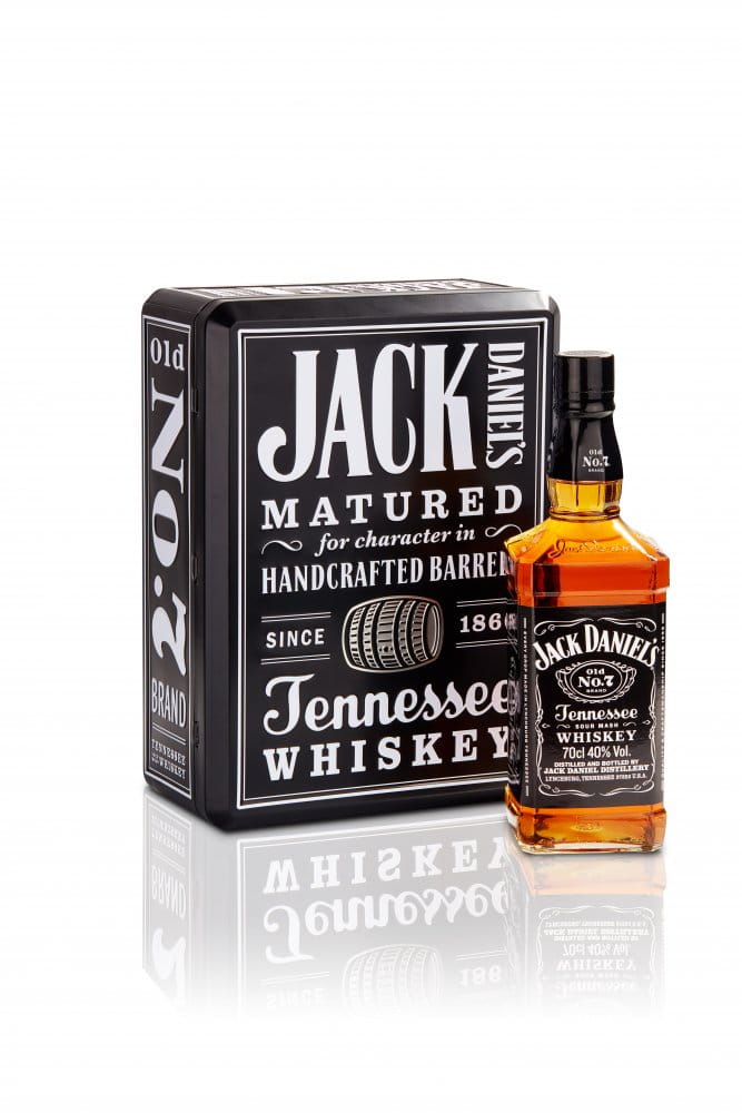 Jack Daniel's 0,7l 40% + 2x sklo Plech