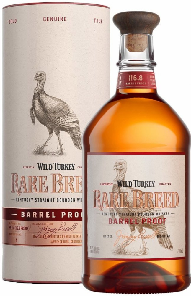 Wild Turkey Rare Breed Barrel Proof 0,7l 58,4% Tuba