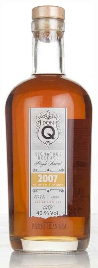 Don Q Signature Release Single Barrel Limited Edition 2007 0,04l 40% L.E.