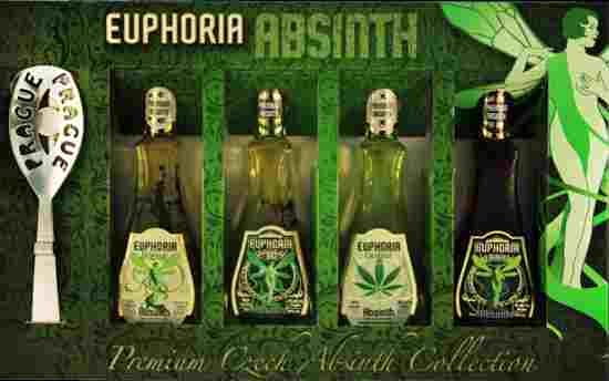 Euphoria Absinth mini set 4×0,05l GB