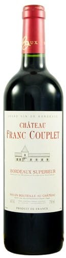 Chateau Franc Couplet Bordeaux rouge 2014 0,75l 13.5%