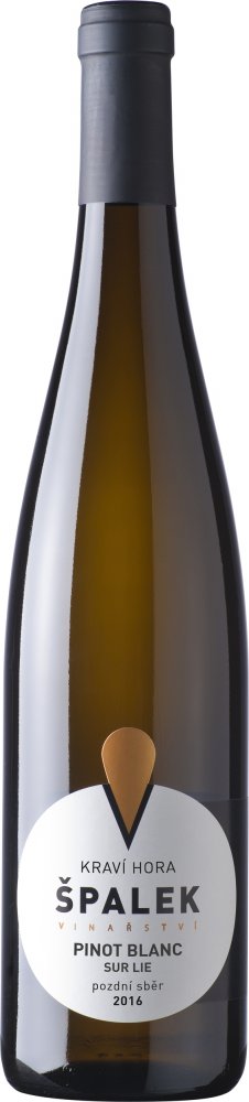 Špalek Pinot blanc sur lie BIO Pozdní sběr 2016 0,75l 12,5%