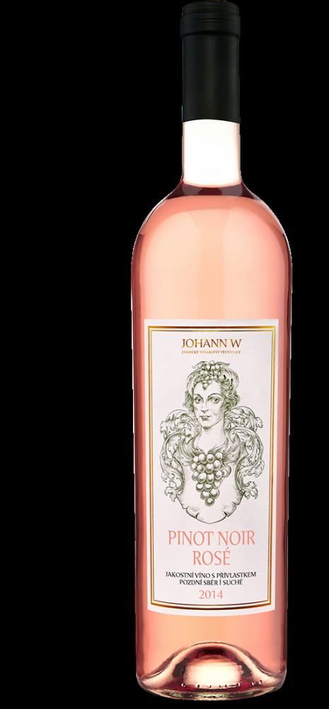 Johann W Třebívlice Pinot Noir Rosé Pozdní sběr 2014 0,75l 11,5%