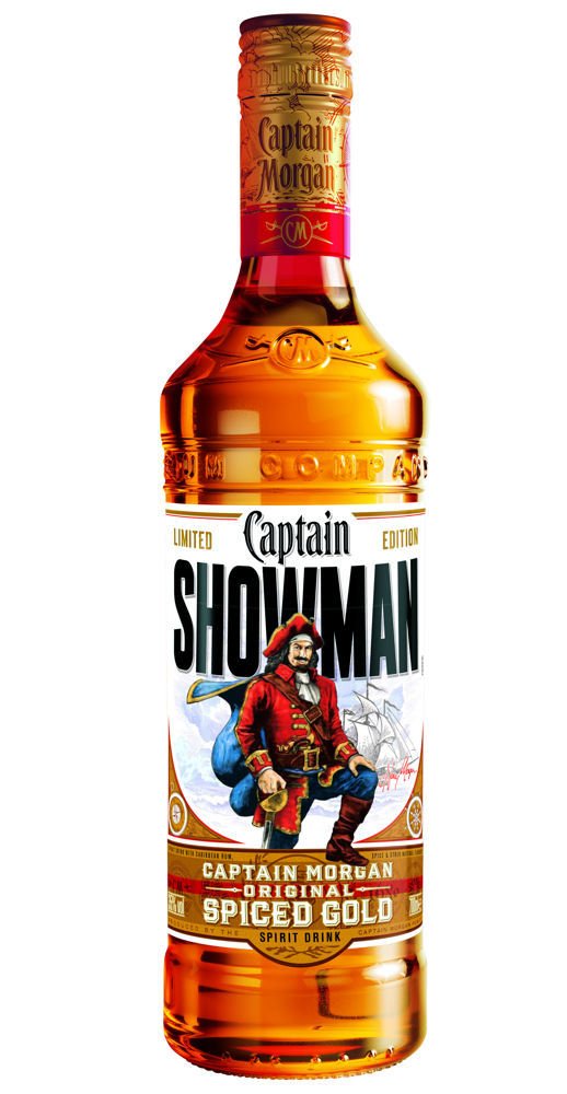 Captain Morgan Spiced  0,7l 35% - SHOWMAN