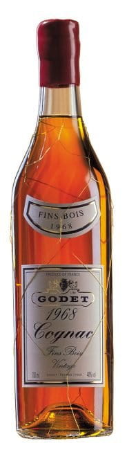Godet Millesimes Petit Champagne ročník 1968 - dřevěná kazeta