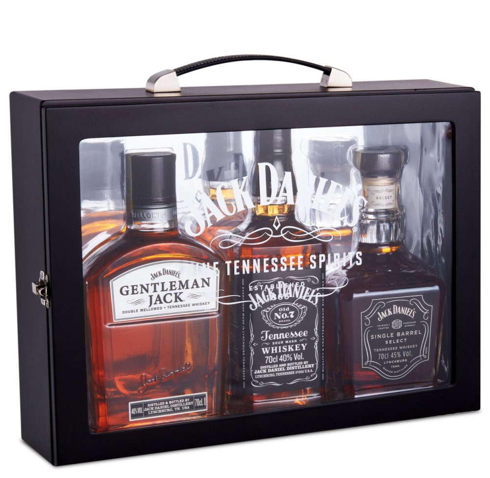 Jack Daniel's Family box´ 3×0,7l GB