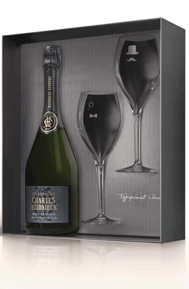 Charles Heidsieck Brut Reserve 0,75l 12% + 2x sklo GB