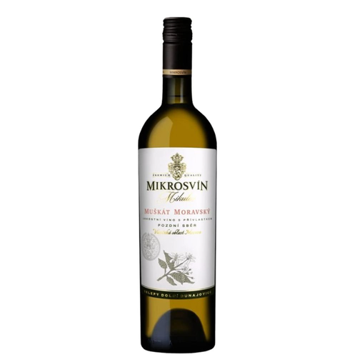 Mikrosvín Mikulov Muškát Moravský Pozdní sběr 2024 0,75l 12%