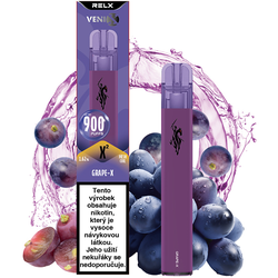 Elektronická cigareta jednorázová Venix X2 Grape-X 18mg/ml