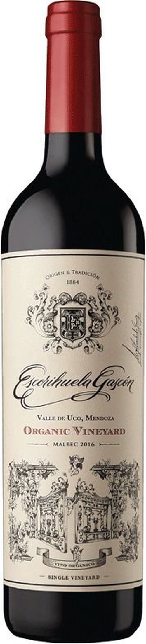Escorihuela Gascon Organic Vineyars Malbec 2016 0,75l 12,5%