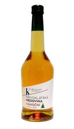 Medovina křivoklátská vánoční new 0,5l 18%