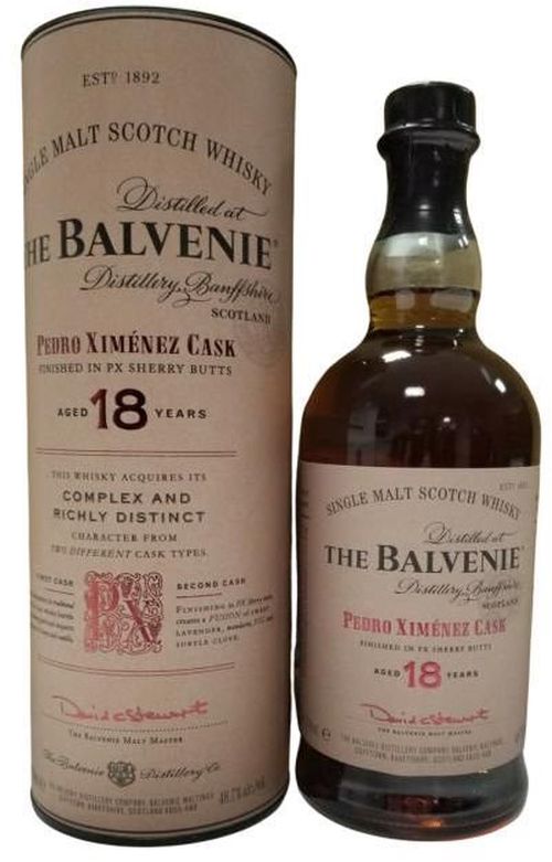 Balvenie Pedro Ximénez Cask 18y 0,7l 48,7% Tuba