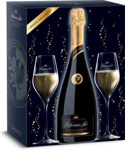 Bohemia Sekt Prestige DEMI SEC 0,75l 12,5% + 2x sklo GB