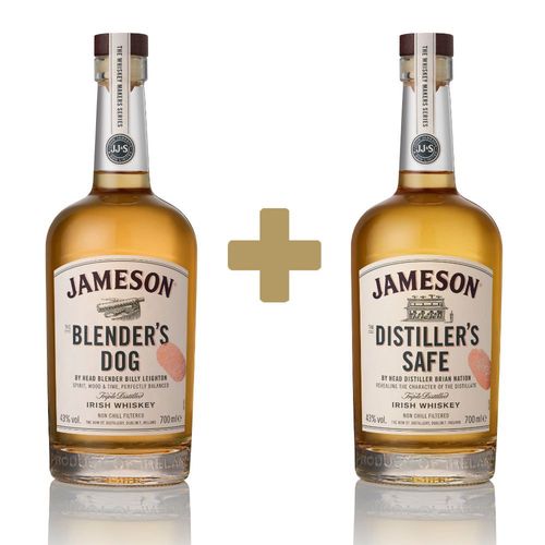 Jameson Makers Series The Blender's Dog + Jameson The Distiller's Safe 2×0,7l 43%