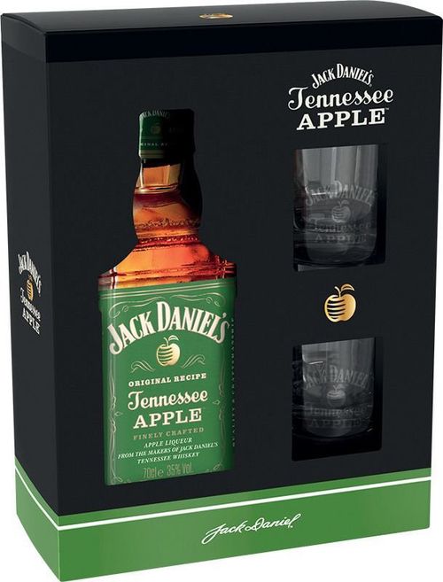 Jack Daniel's Apple 0,7l 35% + 2x sklo GB