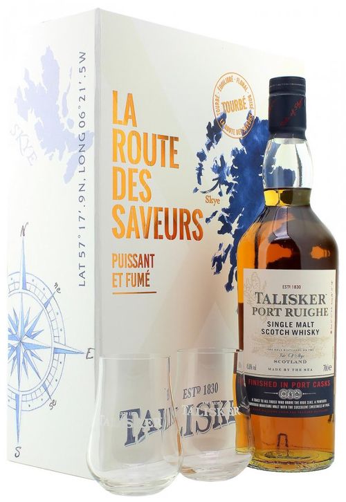 Talisker Port Ruighe + 2x sklo 0,7l 45,8% GB L.E.