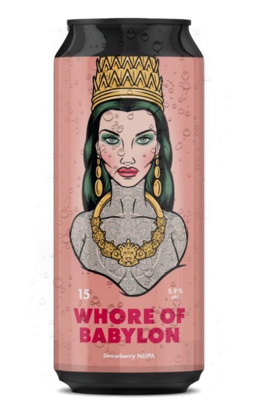 Crazy Clown Whore of Babylon Strawberry NEIPA 15° 0,5l 5,9%