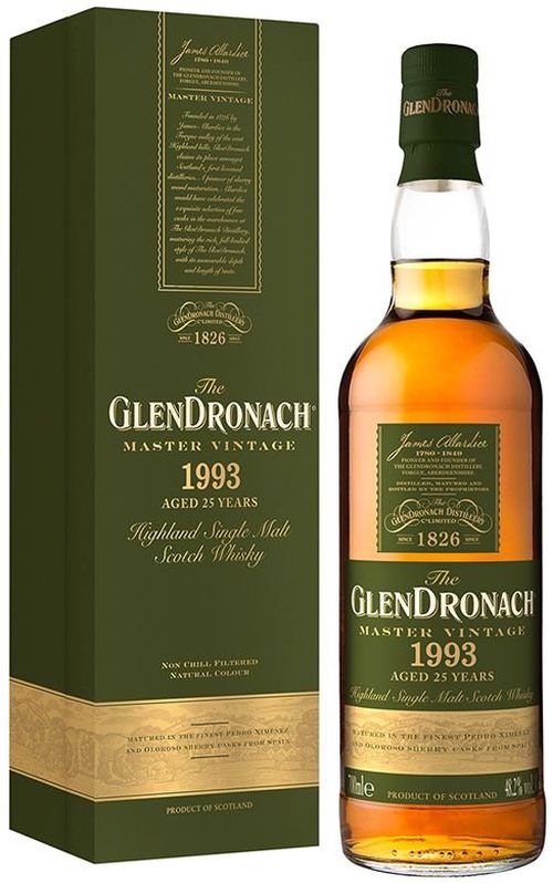 GlenDronach Master Vintage 25y 1993 0,7l 48,2% GB L.E. / Rok lahvování 2019