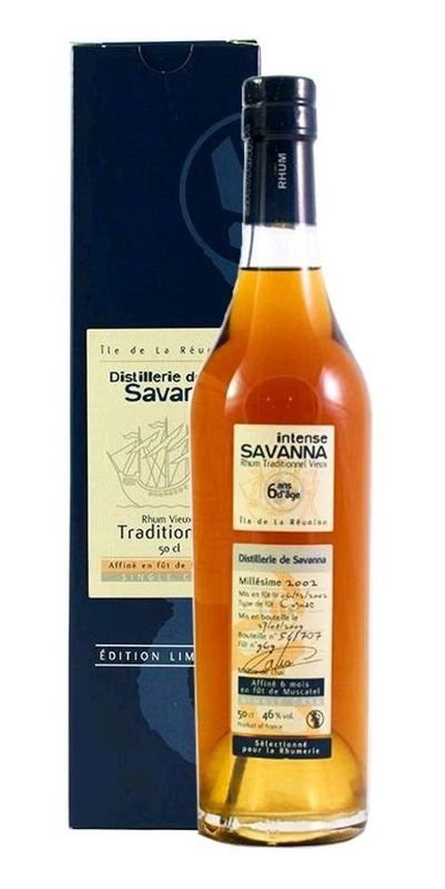 Savanna Muscatel No.969 6y 2002 0,5l 46% GB L.E. / Rok lahvování 2009