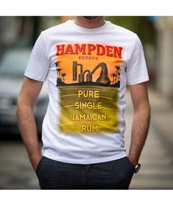 Hampden Tričko Pánské Bílé XL