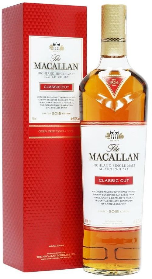 Macallan Classic Cut 0,75l 51,2% GB / Rok lahvování 2018