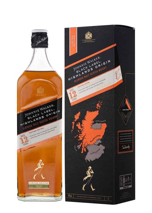 Johnnie Walker Black Label Highlands Origin 12y 0,7l 42% GB L.E.