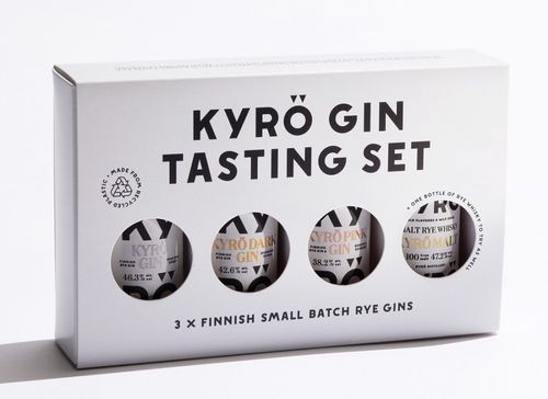 KYRÖ Gin tasting set 4×0,05l 43,57% GB