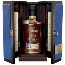 Rum Malteco 1986 0,7l 40% (dřevěné dárkové balení)