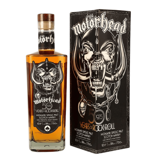 Motörhead 50 Years of Rock & Roll Single Malt Scotch Whisky 12y 0,7l 58% L.E.