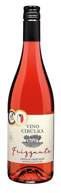 Cibulka FRIZZANTE Zweigeltrebe Jakostní šumivé víno růžové 2020 0,75l 10,5%