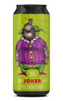 Crazy Clown Joker White Porter 17 17° 0,5l 6,8%