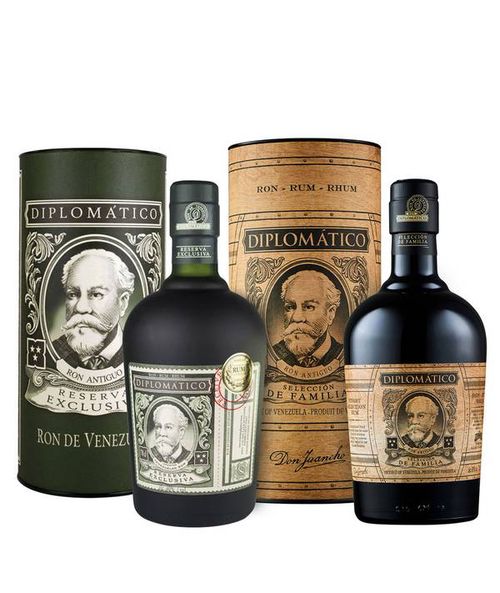 Zvýhodněný set = 1 ks Diplomático Reserva Exclusiva + 1 ks Diplomático Selección.de Familia 41,5% 0,7 l