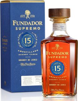 Fundador Supremo Amontillado Sherry Casks 15y 1l 40%