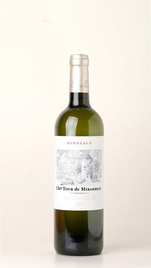 Château Tour de Mirambeau Bordeaux blanc Despagne 2018 0,75l 12%