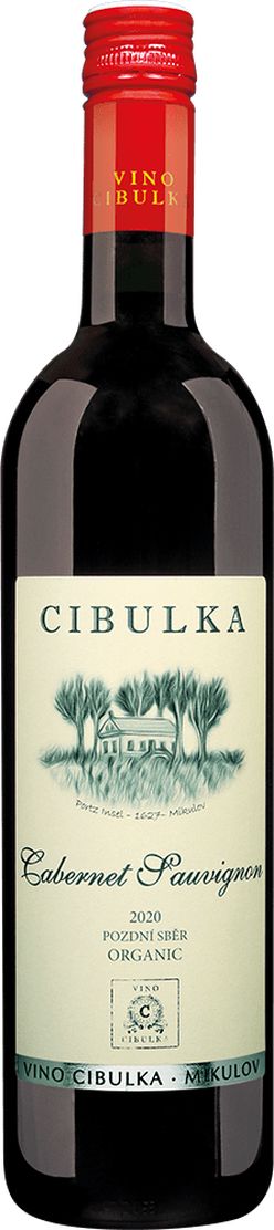 Cibulka Cabernet Sauvignon Pozdní sběr 2020 0,75l 11,5%