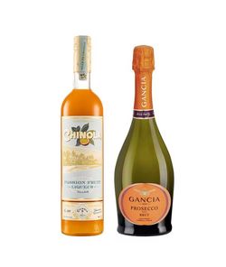 Zvýhodněný set = Chinola Passion Fruit + Gancia Prosecco D.O.C. Brut  1,45 l